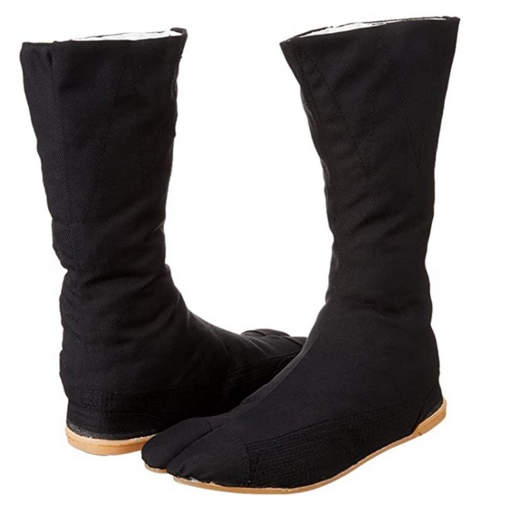 New size 7.5 US Black Jikatabi Ninja Boots 25.5 Japan